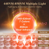 BiUuFish masque LED en silicone doux, confort optimal pour tous types de peau