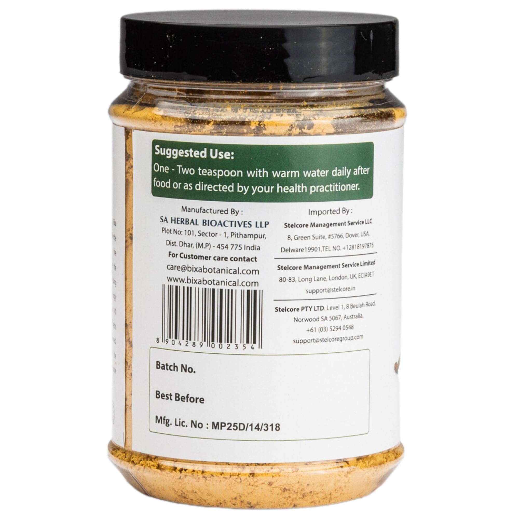 bixa BOTANICAL Bilva Powder infusion après trempage pour une boisson lisse
