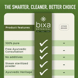 bixa BOTANICAL Bilva Powder mélange eau dissolution rapide et facile
