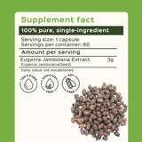 Prise quotidienne possible avec Jamun Extrait Bixa BOTANICAL pour routine.