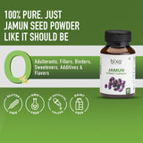 Gélules Jamun Bixa BOTANICAL faciles à prendre lors des repas.