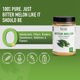 poudre Bitter Melon utilisée dans un dessert sain et naturel