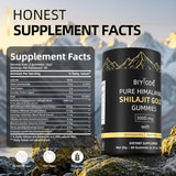 BIYODE Shilajit Gummies avec Ashwagandha, soutien endurance