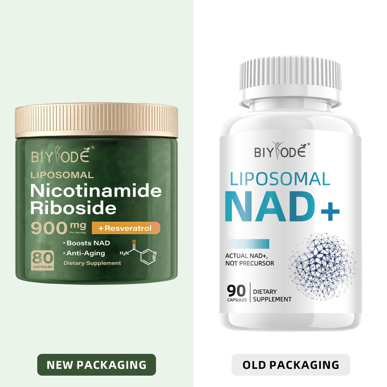 BIYODE NAD – capsules faciles à prendre pour le soutien énergétique quotidien