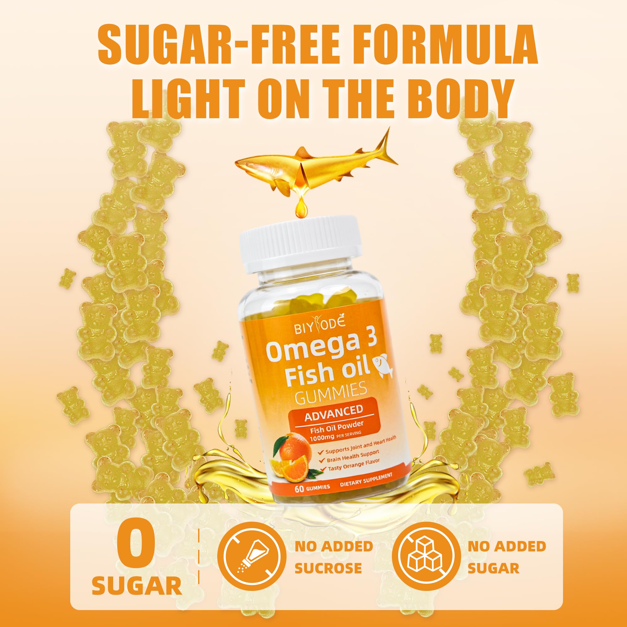 Gommes BIYODE Omega-3 à déguster lors d'une pause gourmande.