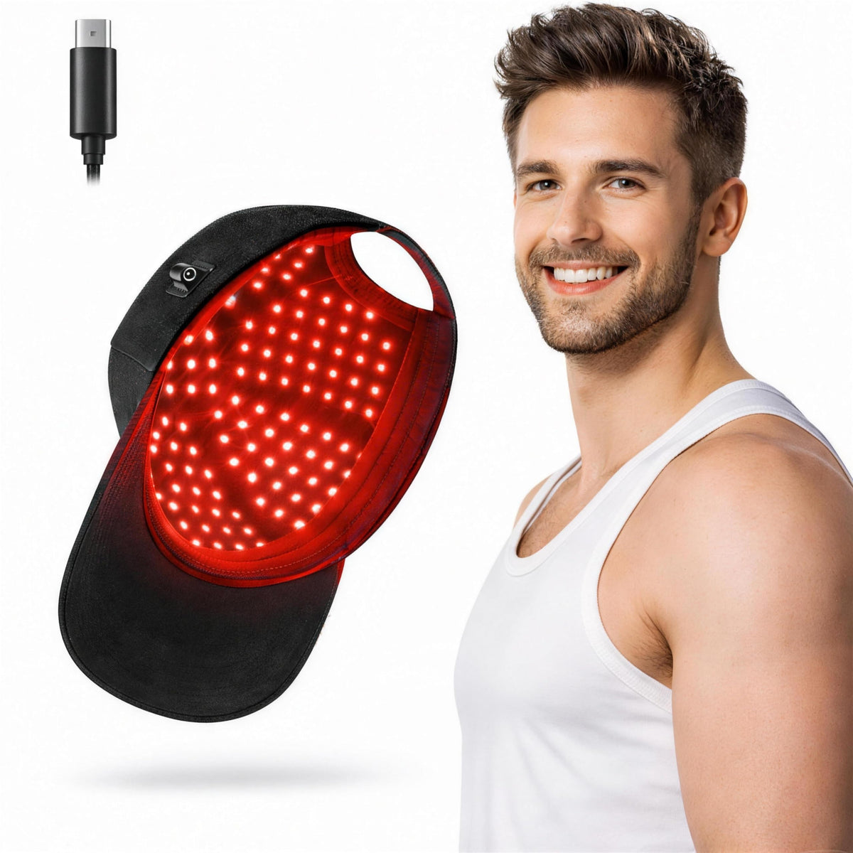 Dispositif BJR avec lumiere rouge et infrarouge proche pour une therapie a domicile