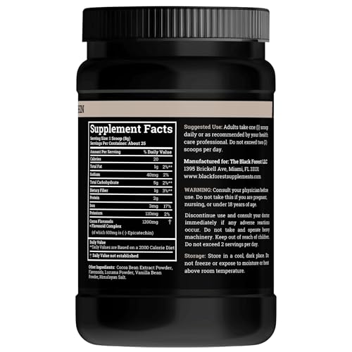 Dose-cuillere Black Forest: epicatechine pour un dosage quotidien précis et facile.