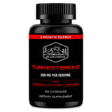 Black Forest Turkesterone: capsules 500 mg dans la bouteille, pratique pour une routine quotidienne