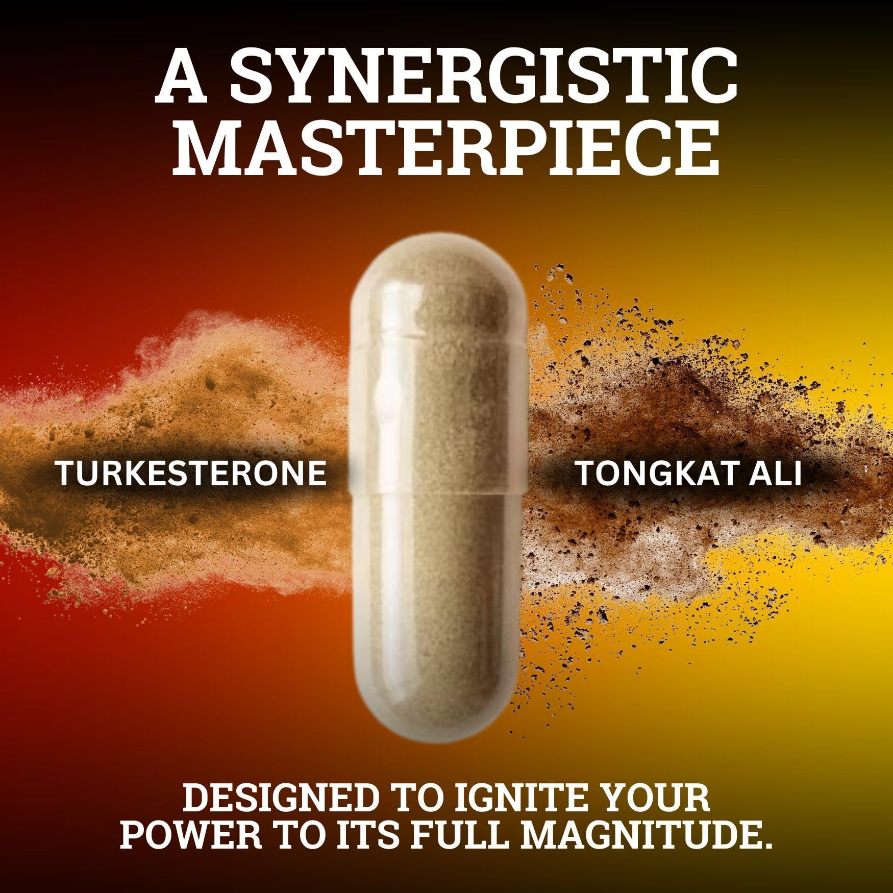 Capsules véganes Black Forest Turkesterone Tongkat Ali et énergie naturelle