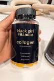 Avantages potentiels pour cheveux et ongles grâce au collagène Black Girl Vitamins.