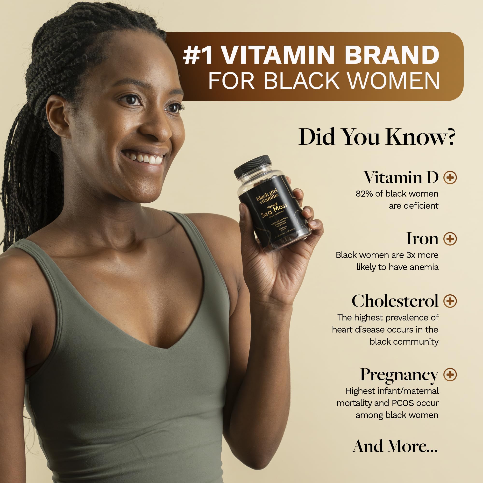 Utilisation quotidienne des gommes Black Girl Vitamins – routine simple.