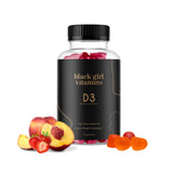 Gommes D3 Black Girl Vitamins en bouteille, faciles à emporter