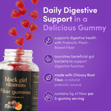 gommes fruits rouges Black Girl Vitamins dans la bouteille, saveur douce.