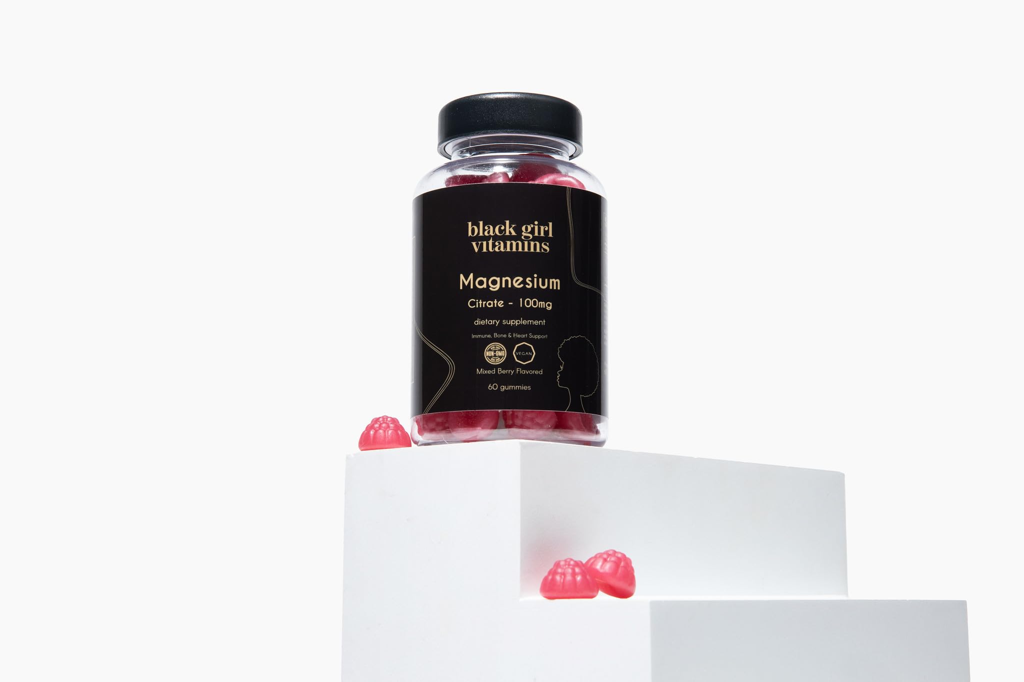 Gommes magnésium Black Girl Vitamins offrent une meilleure absorption.
