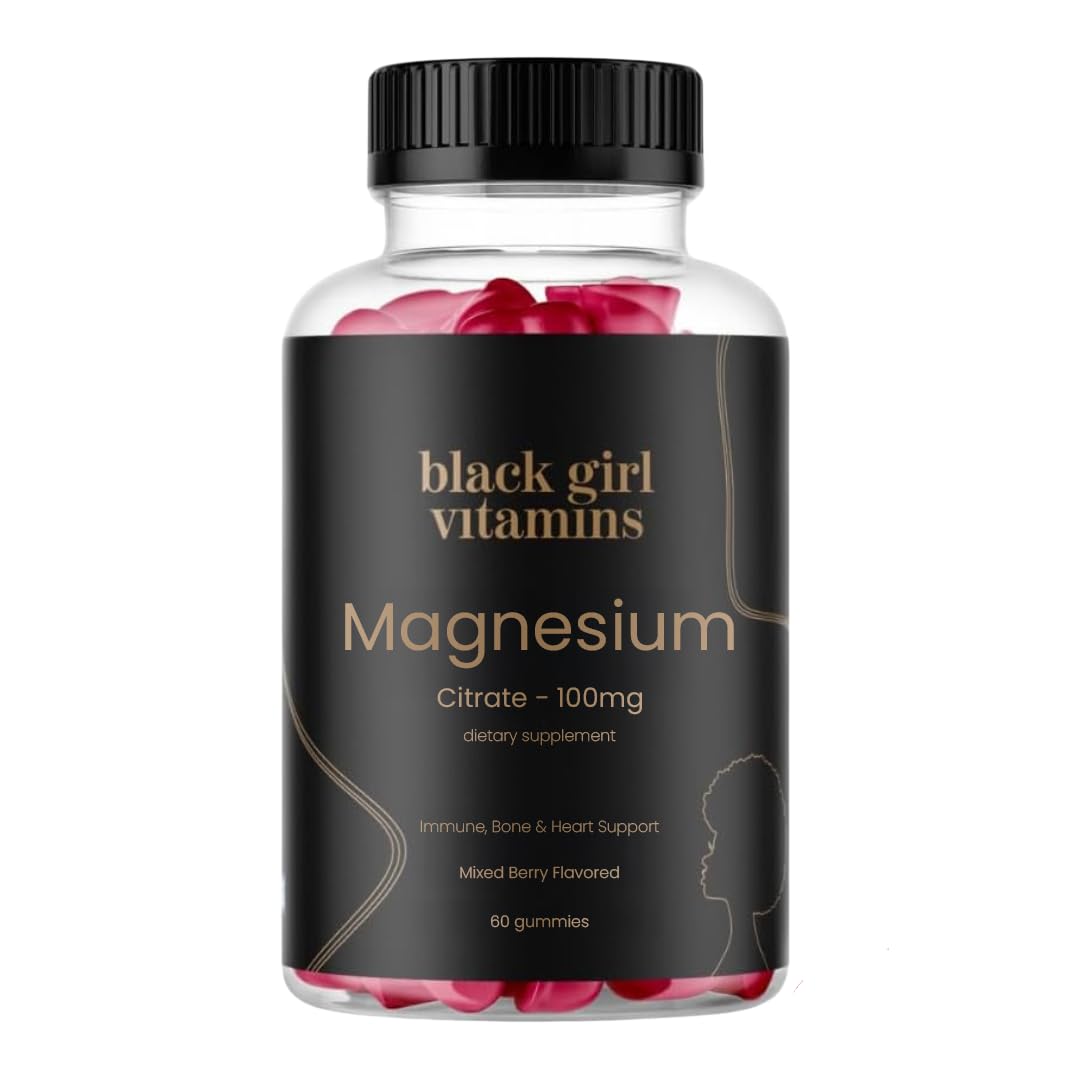Gommes magnésium Black Girl Vitamins soutiennent le sommeil et la détente nocturne.