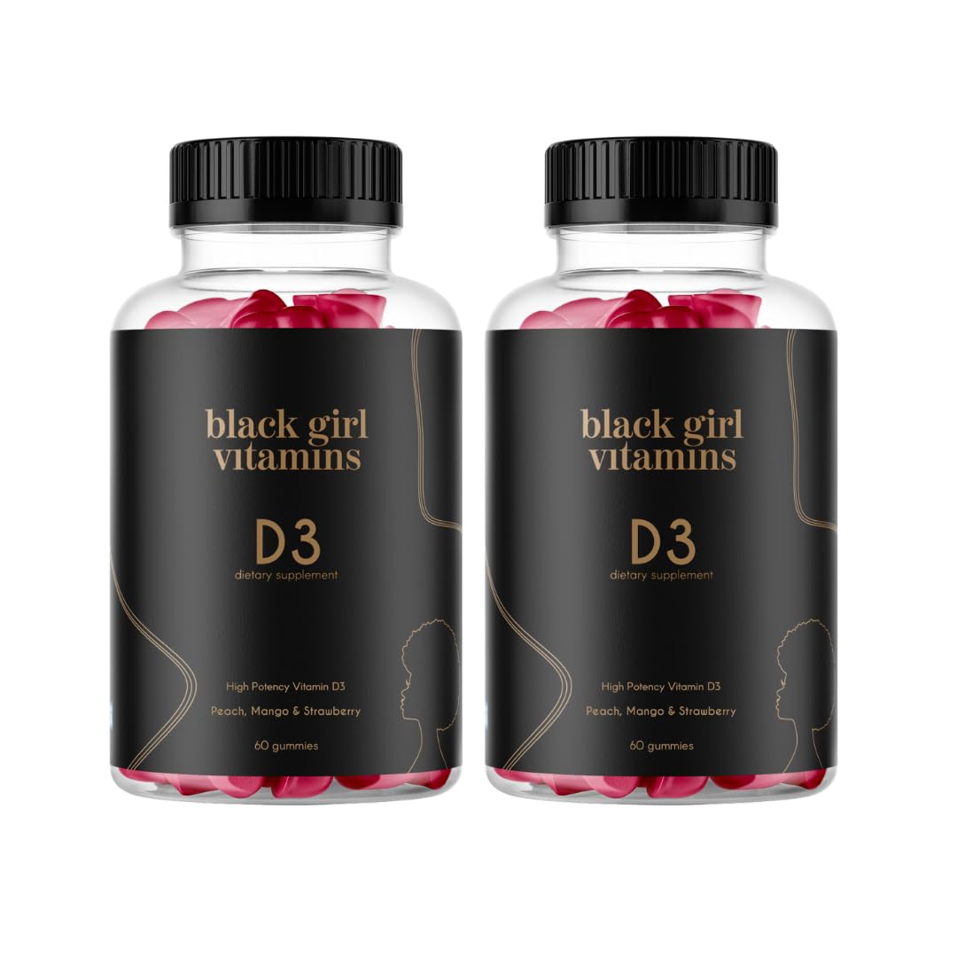 Gummies D3 Black Girl Vitamins soutiennent le système immunitaire et l'énergie.