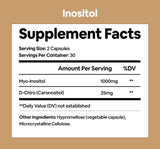 Black Girl Vitamins Inositol: Prise quotidienne facile avec capsules véganes.