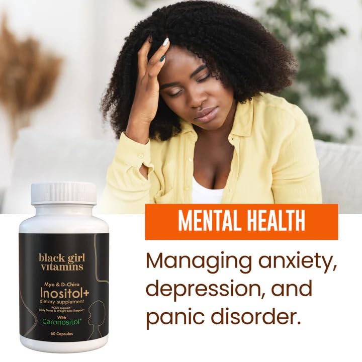 Black Girl Vitamins Inositol: Rituel quotidien pour le soin personnel et le bien-être.