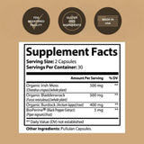 Les minéraux de l’algue de mer dans Black Girl Vitamins pour l’énergie.