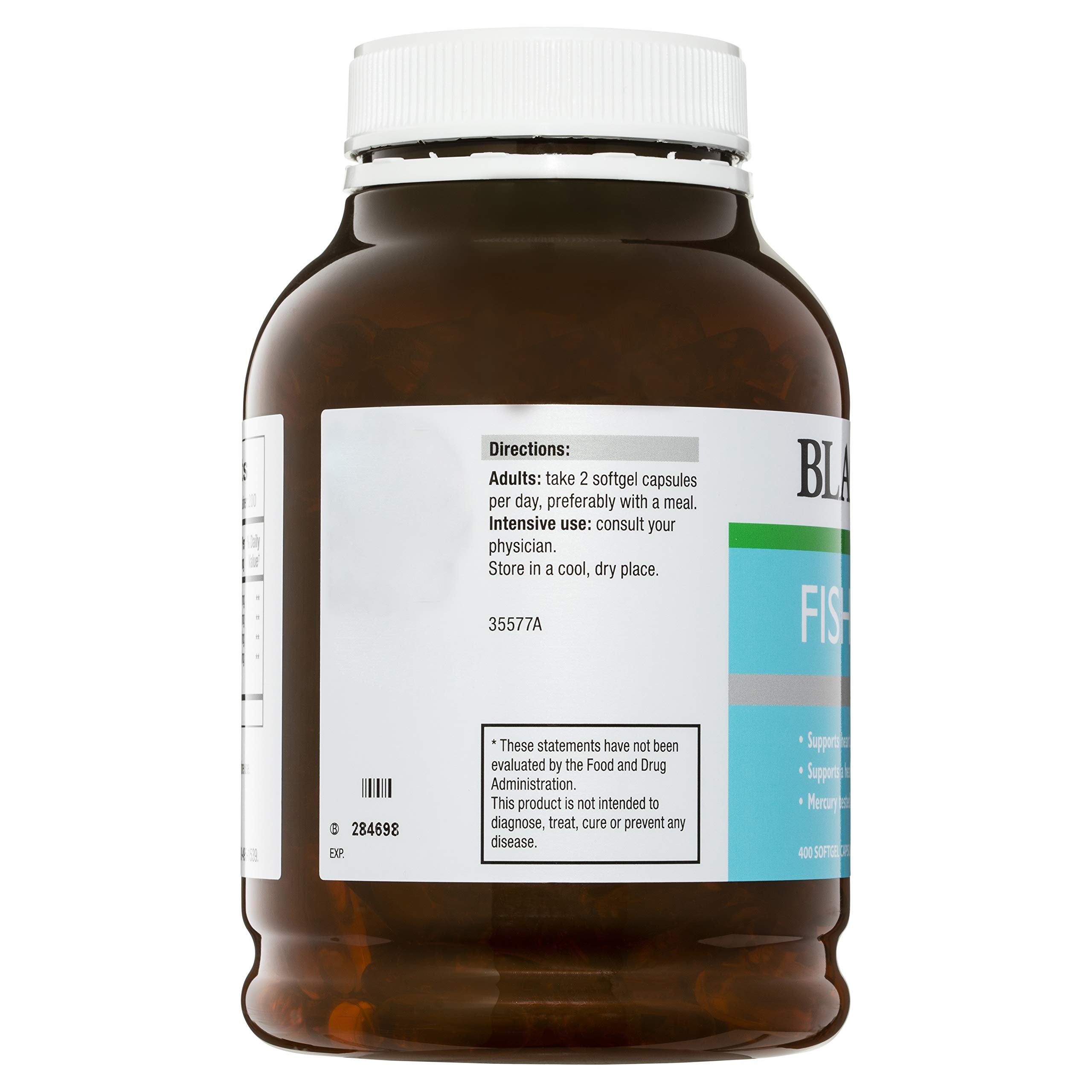 Bouteille Blackmores Fish Oil 1000 facile à transporter et ranger.