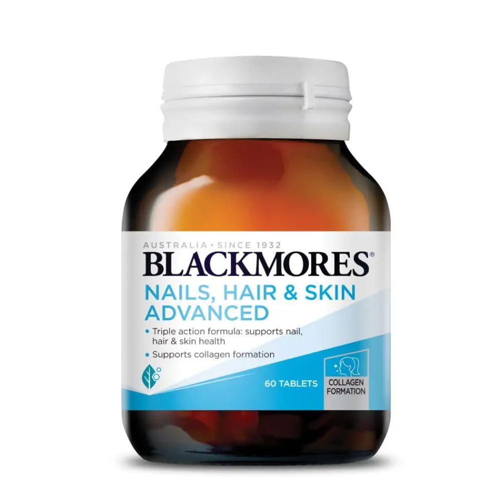 Blackmores Ongles Cheveux Peau – comprimés pour des ongles plus solides et cheveux sains.