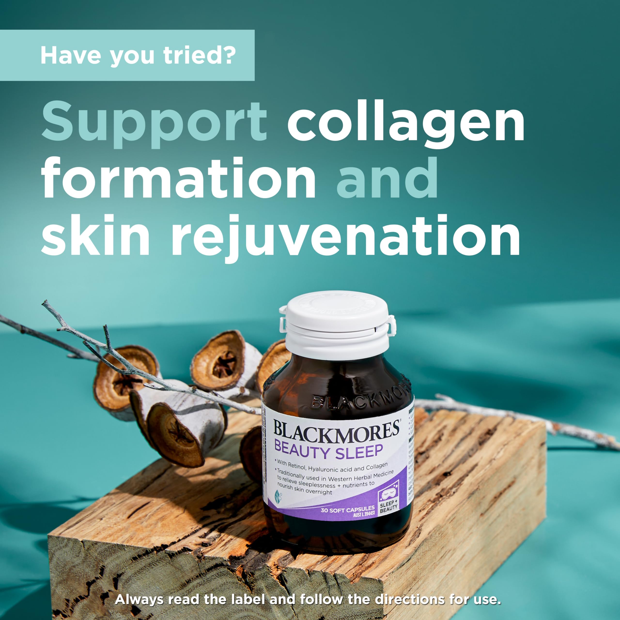 Utilisation quotidienne recommandée des comprimés Blackmores Super Magnesium Plus.