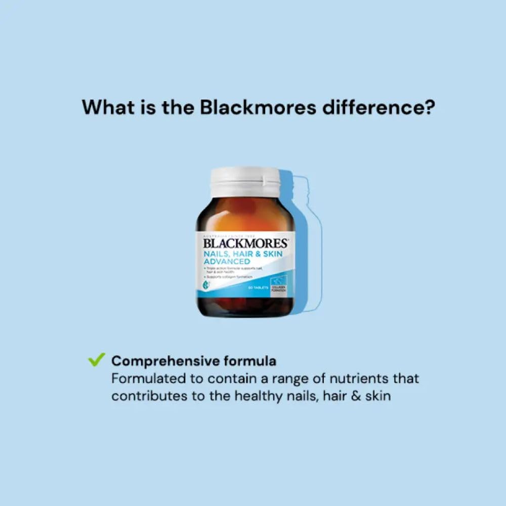 Blackmores Zinc et Vitamine C – soutient l'intégrité des ongles, cheveux et peau.