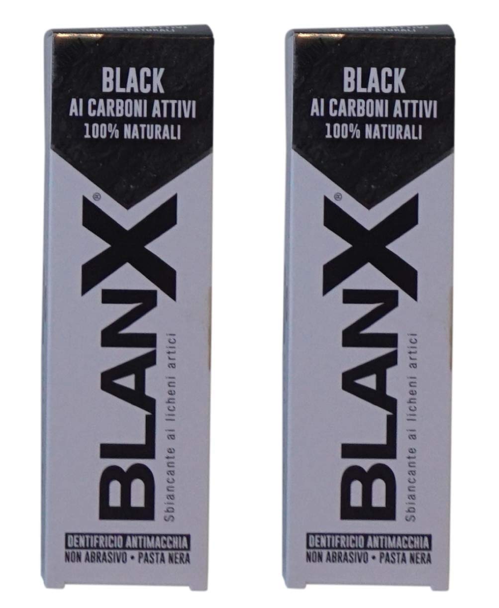 BLANX – pâte dentifrice noire 75 ml en tube, élimine les taches.