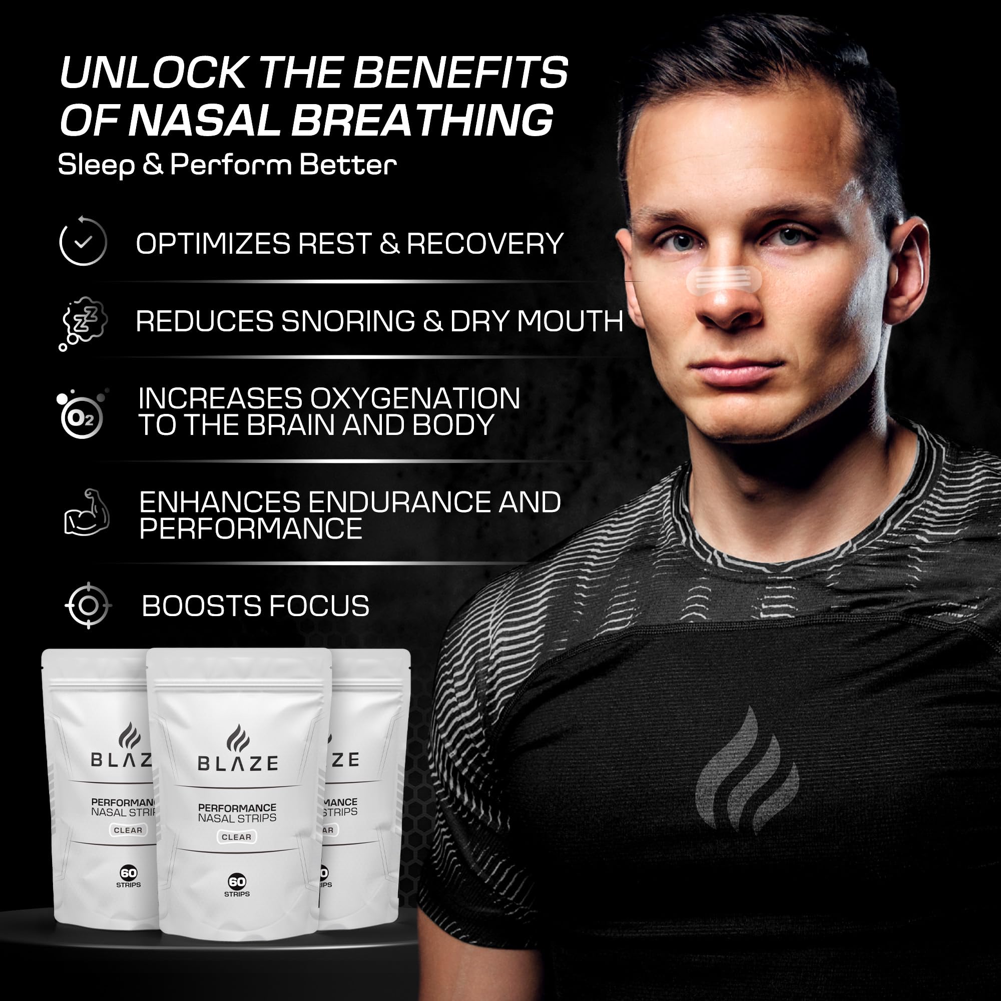 Blaze Performance utilisation sommeil pour une respiration plus fluide durant la nuit