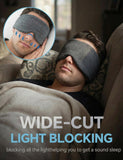 Blazeavian masque sommeil cache-oreilles, couvre yeux et oreilles pour ambiance silencieuse.