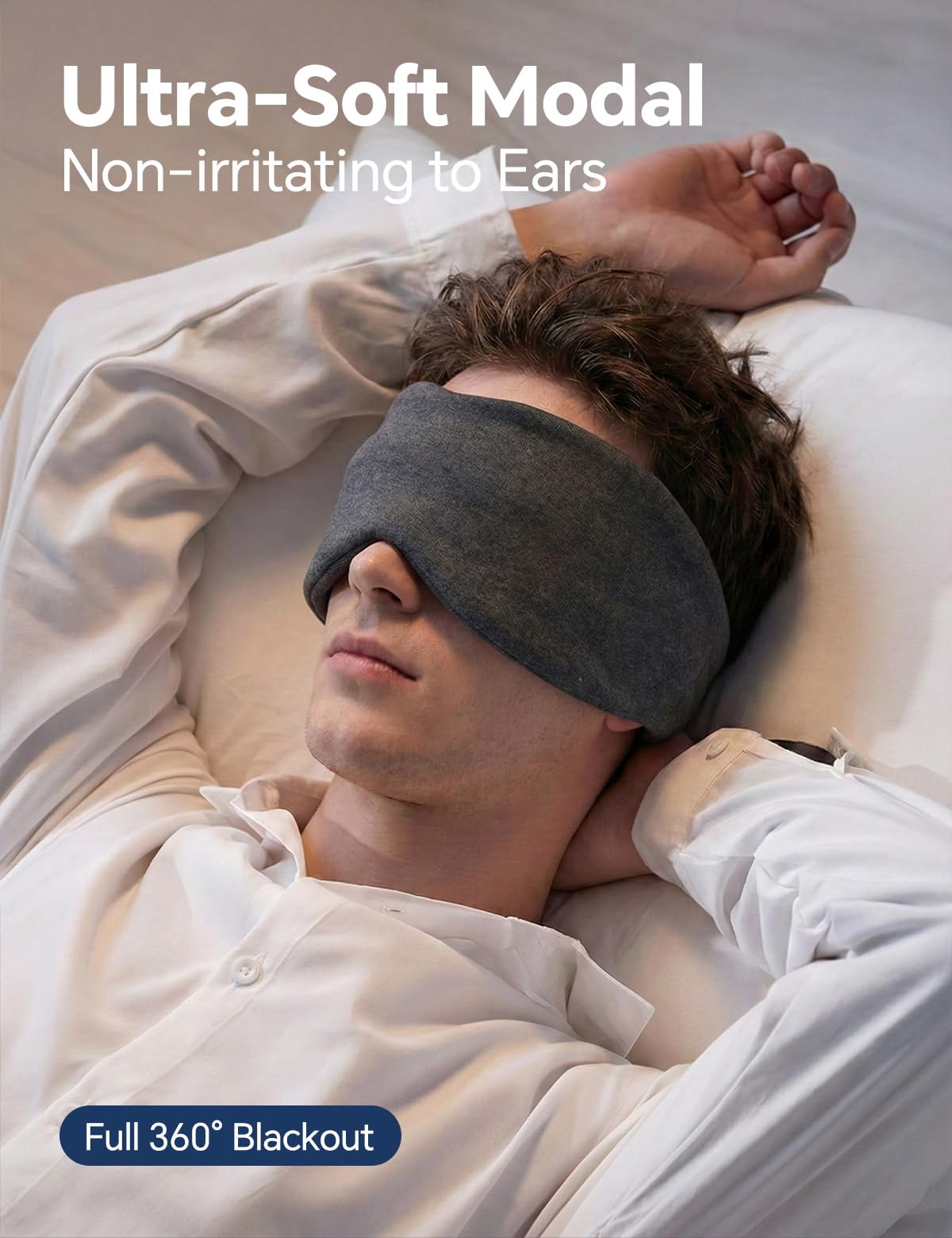 Blazeavian masque sommeil design confort nez, pont nasal optimisé.