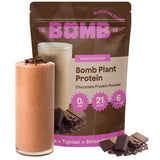 Blender Bombs Bomb Plant Protein en poudre chocolatée pour smoothies protéinés