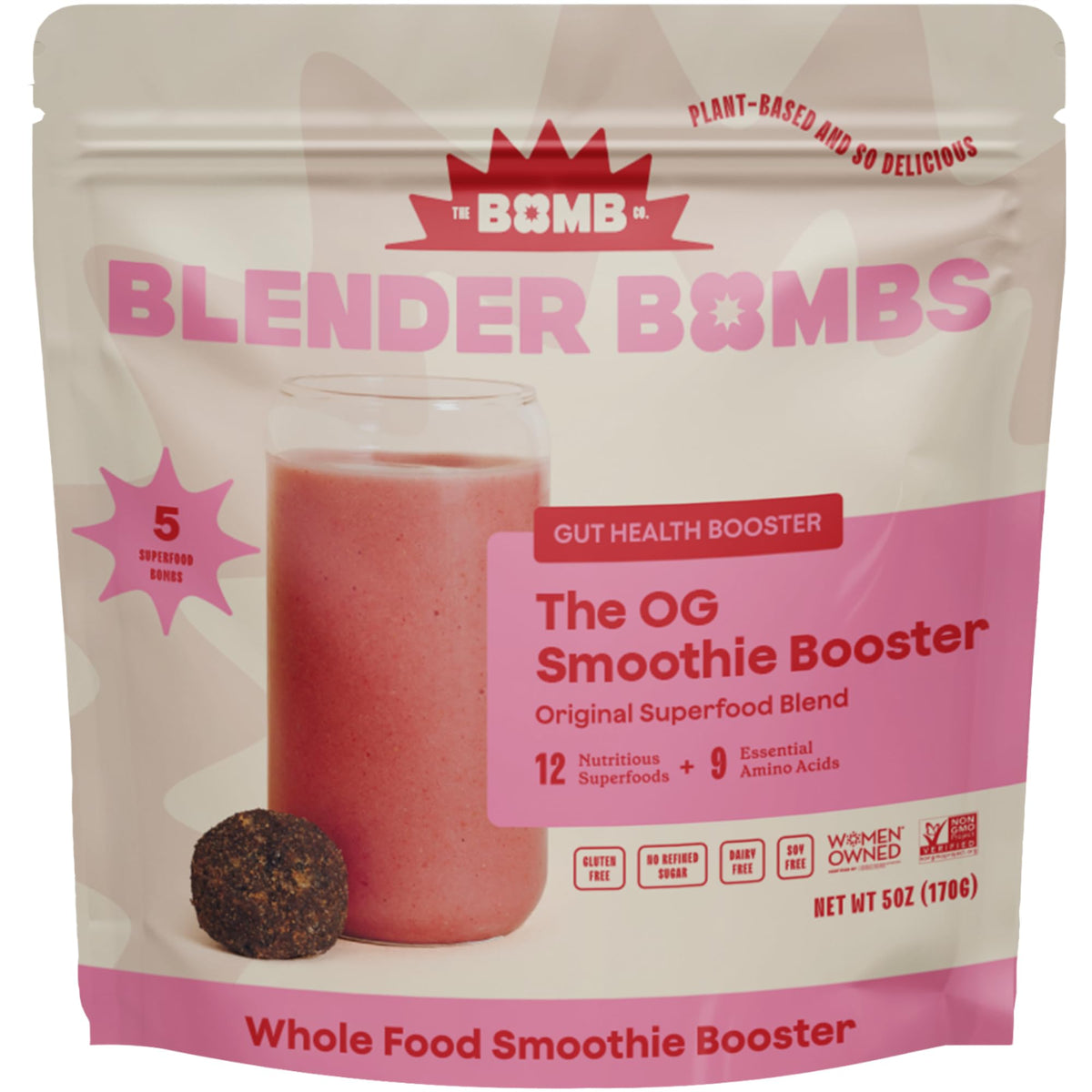 Blender Bombs Original – booster-smoothie-original, prêt à l’emploi pour des smoothies plus riches.