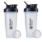 BlenderBottle Classic 28 oz pack-deux-bouteilles, idéal pour shakes en déplacement.