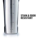 BlenderBottle Radian, graduations jusqu'à 18 onces, utile pour doser.
