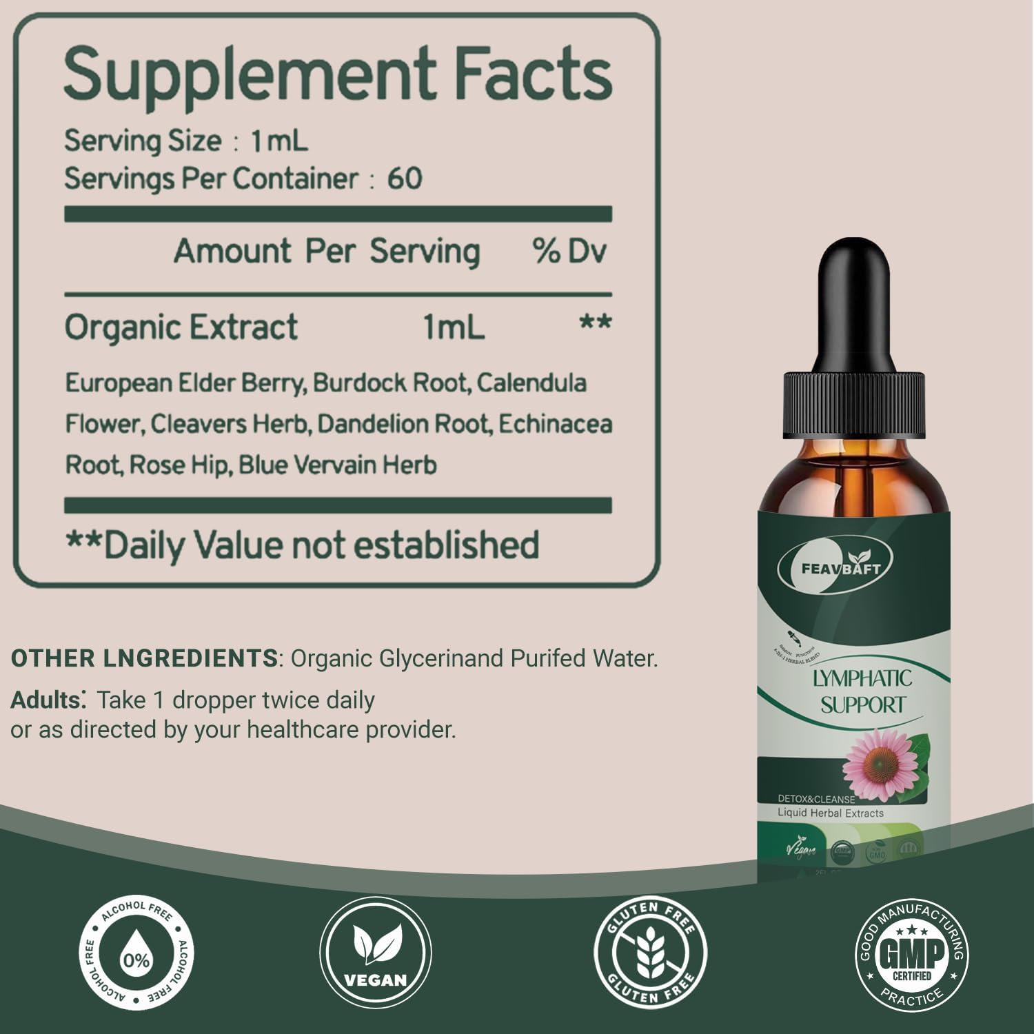 Ingrédients clés échinacée bardane sureau pour vitalité naturelle.