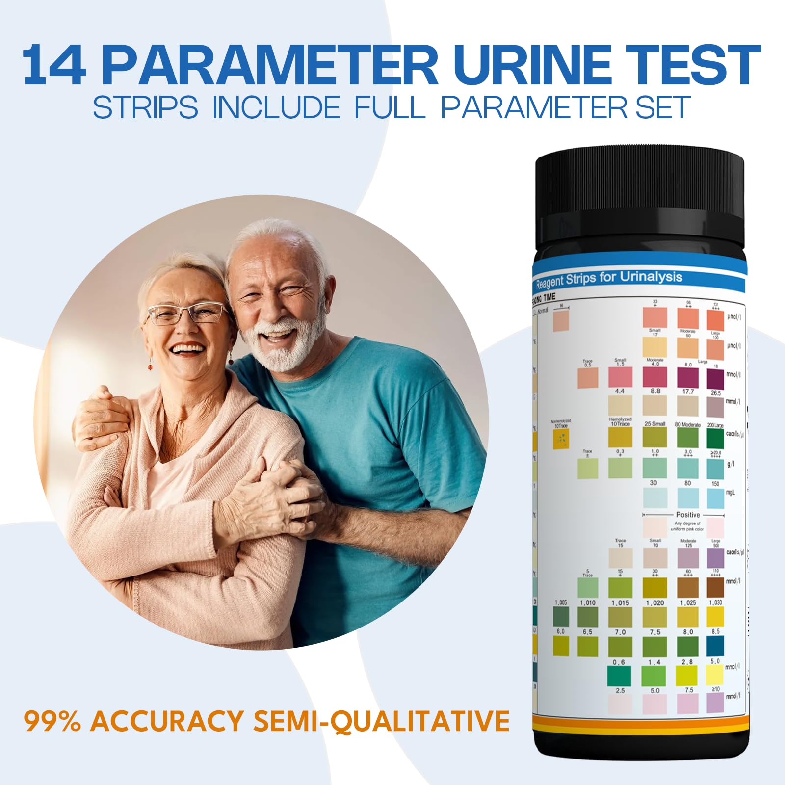 BLENSTCS bandelettes urinaires en immersion faciles à utiliser chez soi