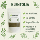 BLENTOLIA Graines d’Ortie – doseur pratique pour portions idéales dans smoothies.