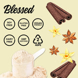 Blessed Protéine Vegan Saveur Naturelle offre une dégustation douce et naturelle.