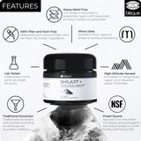 Blisque Shilajit résine—résine brute de haute qualité