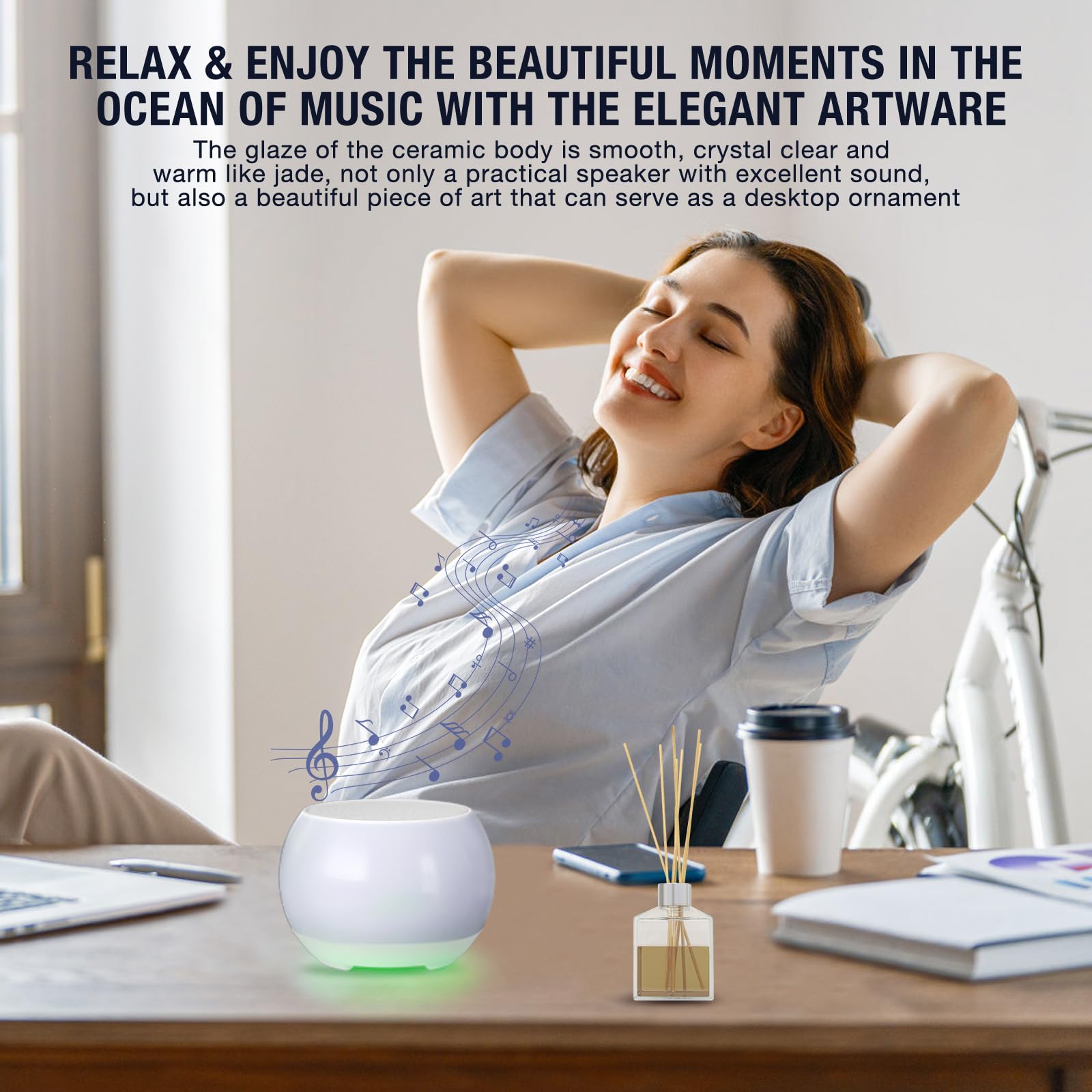 Blissaeon Soundary effets lumineux Box Breathing pour méditation et respiration.