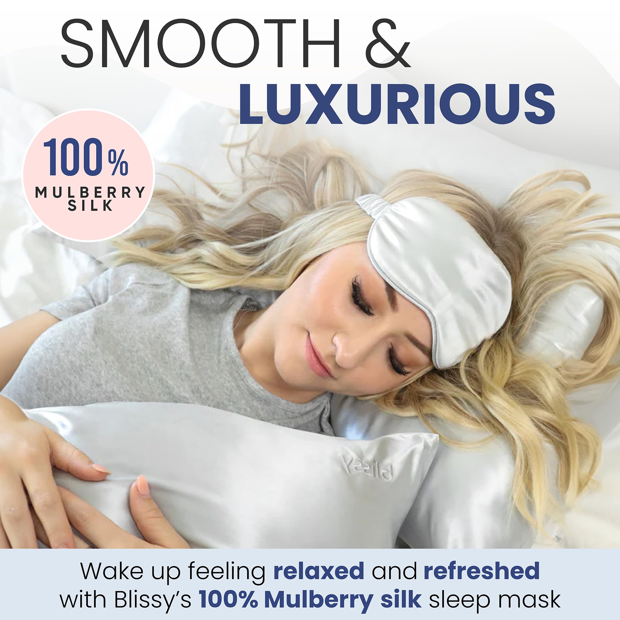 Masque BLISSY sans produits chimiques, sécurité et confort.
