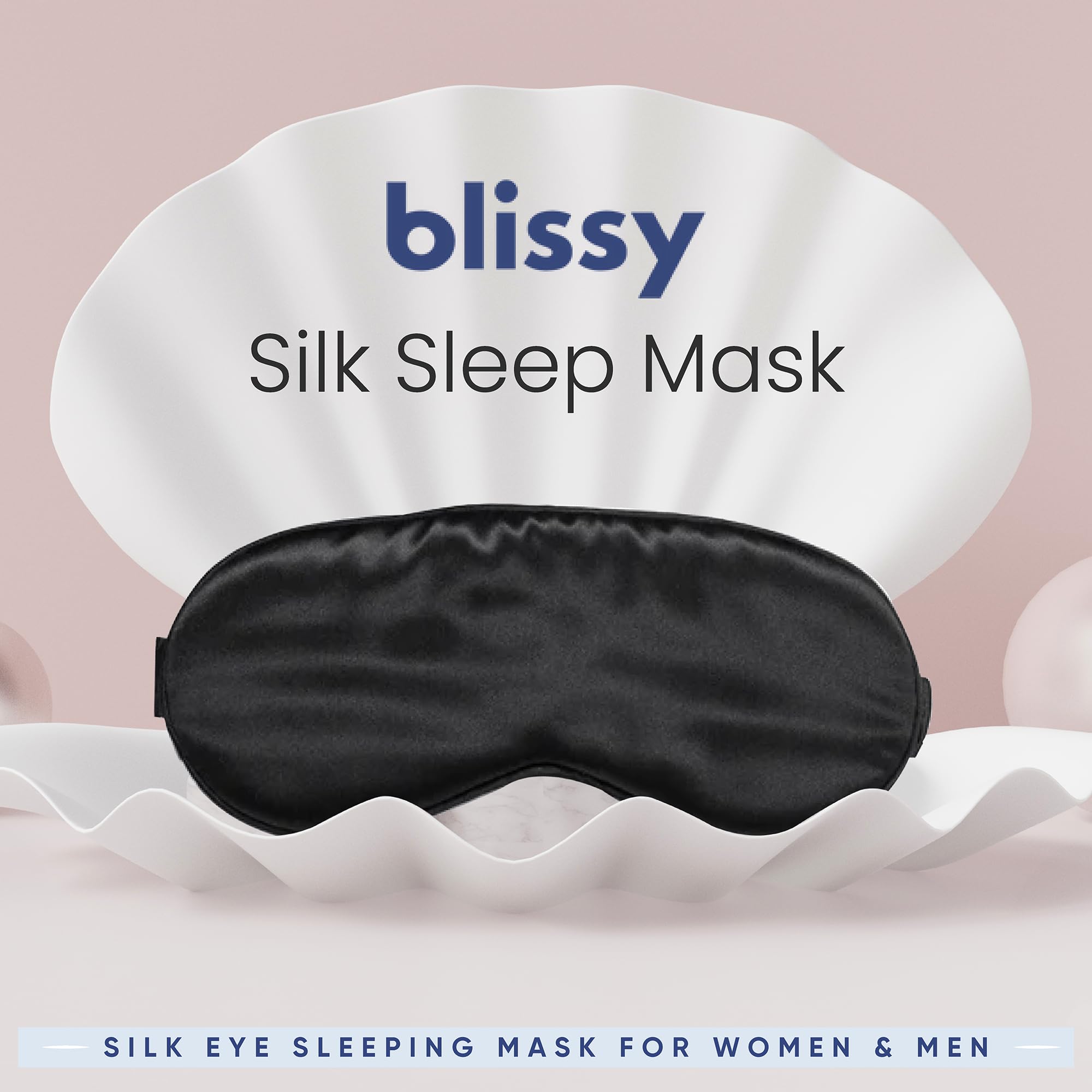 Blissy masque soie Emballage chic, pratique pour rangement et expérience produit