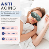 Blissy masque-soie hypoallergénique-certifiée, adapté aux peaux sensibles