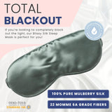 Blissy masque-soie obscurcissement-total, sommeil sans lumière