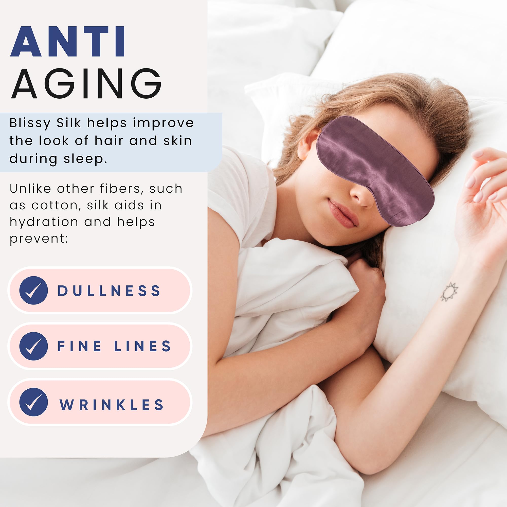 Blissy masque hypoallergénique, idéal pour les peaux sensibles.