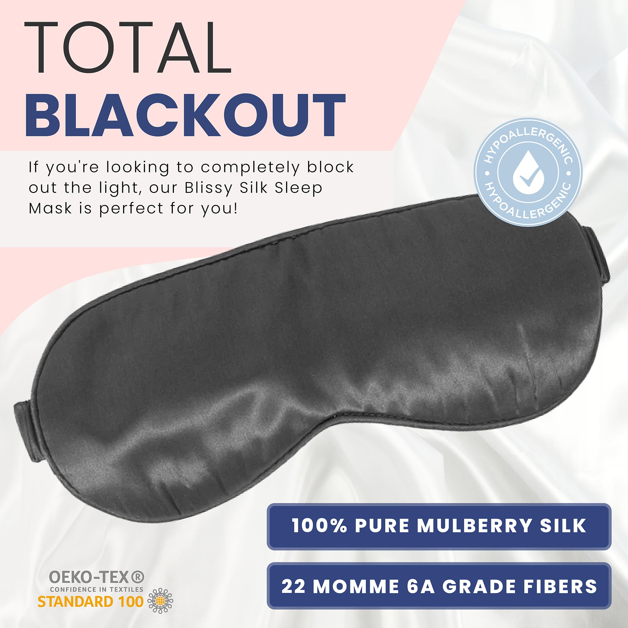 Blissy masque obscurite totale: bloque la lumière pour des nuits plus calmes et profondes.