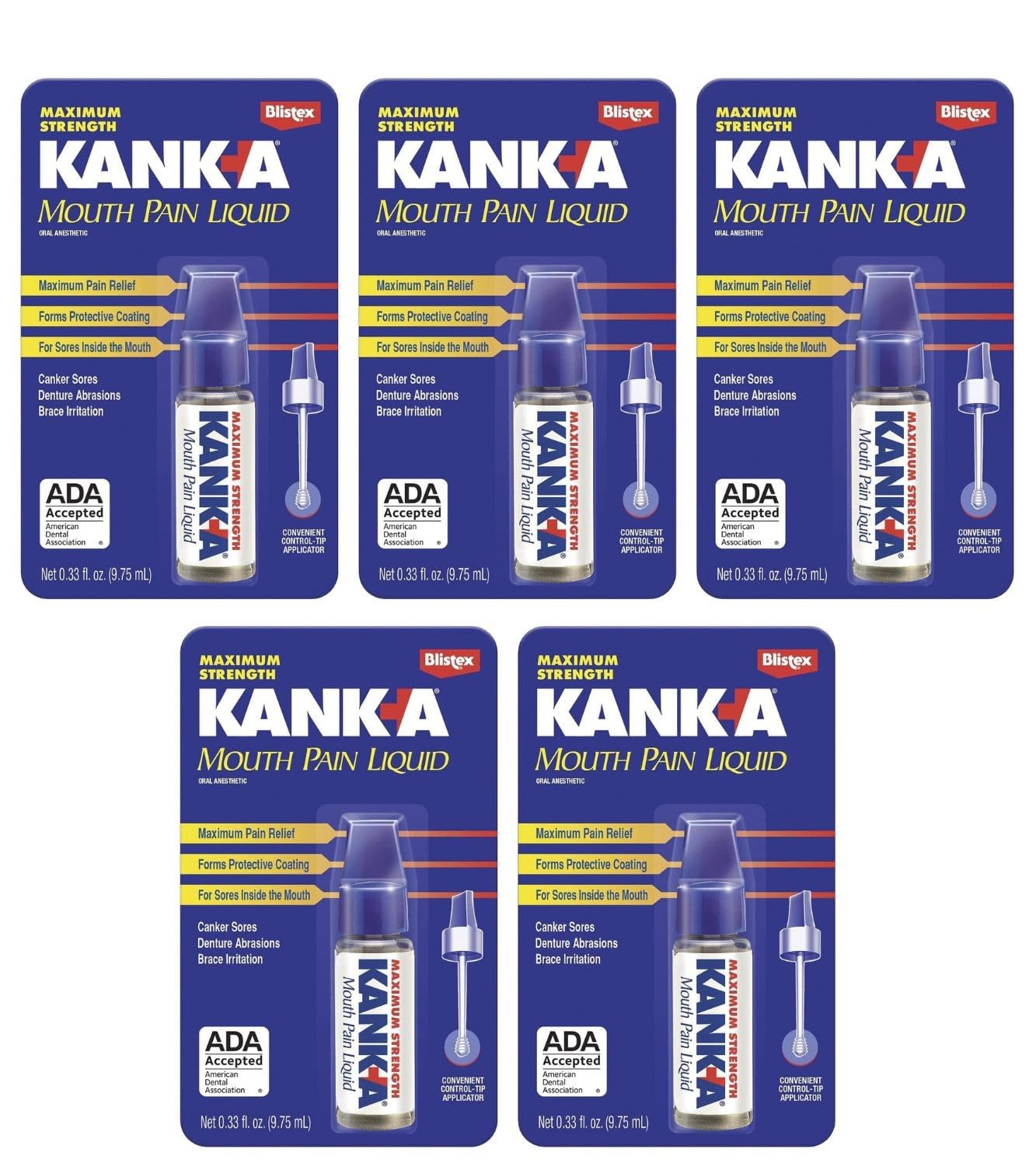 Blistex Kank-A embout précision pour application ciblée dans la bouche.