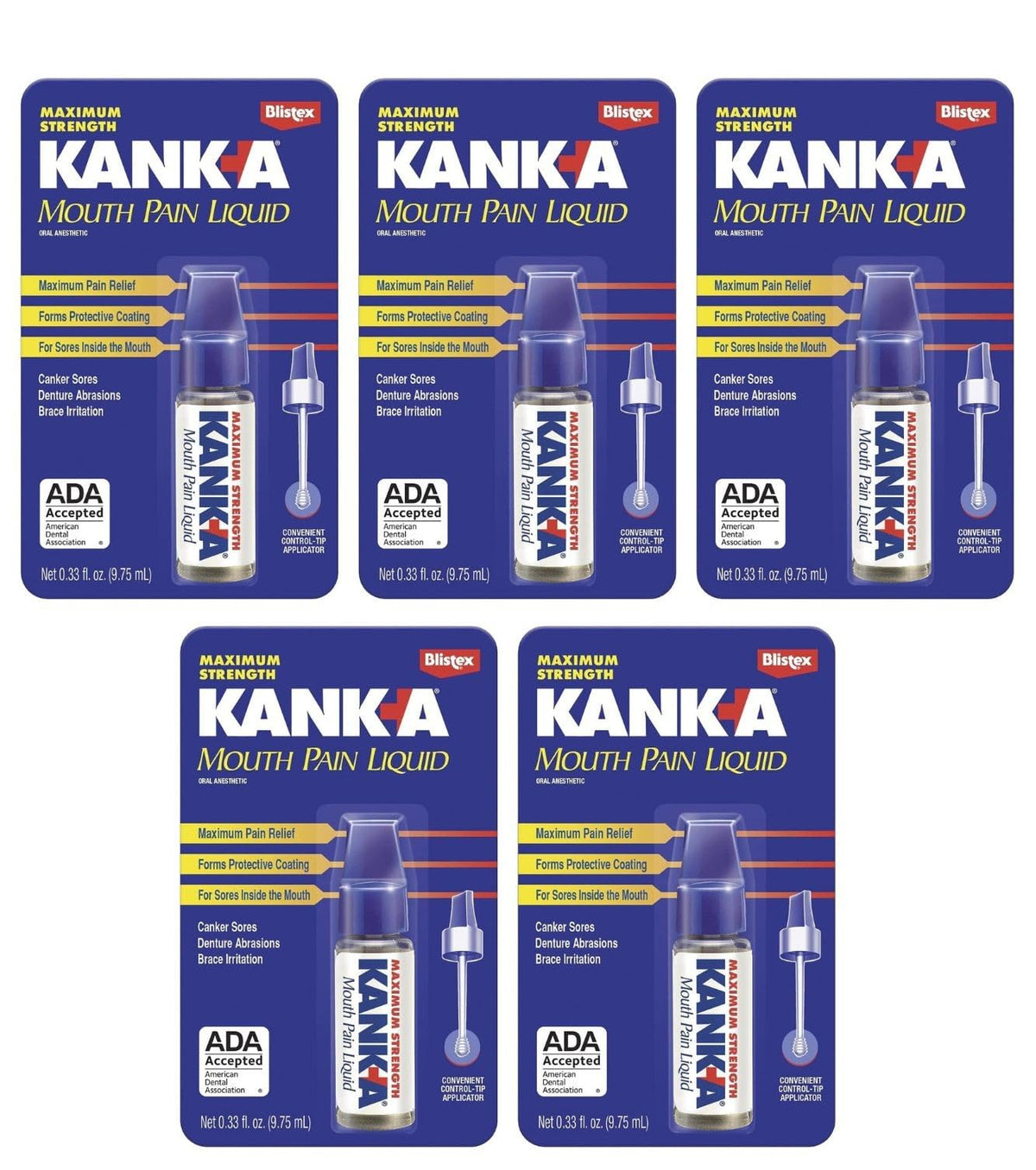Blistex Kank-A embout précision pour application ciblée dans la bouche.