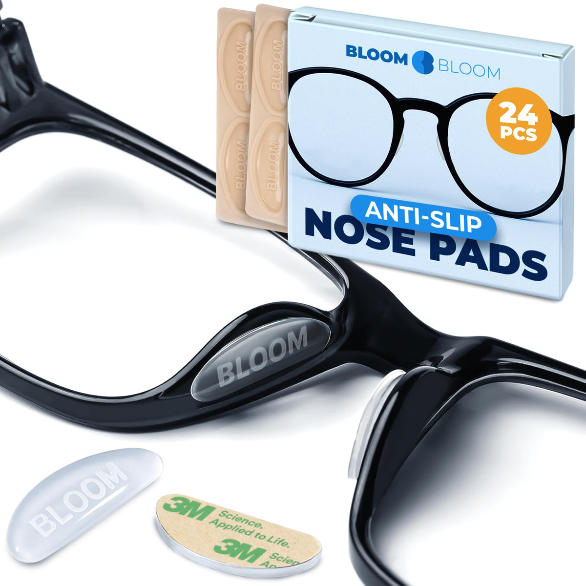 Pastilles BLOOM & BLOOM en silicone adhésif pour nez, confort discret